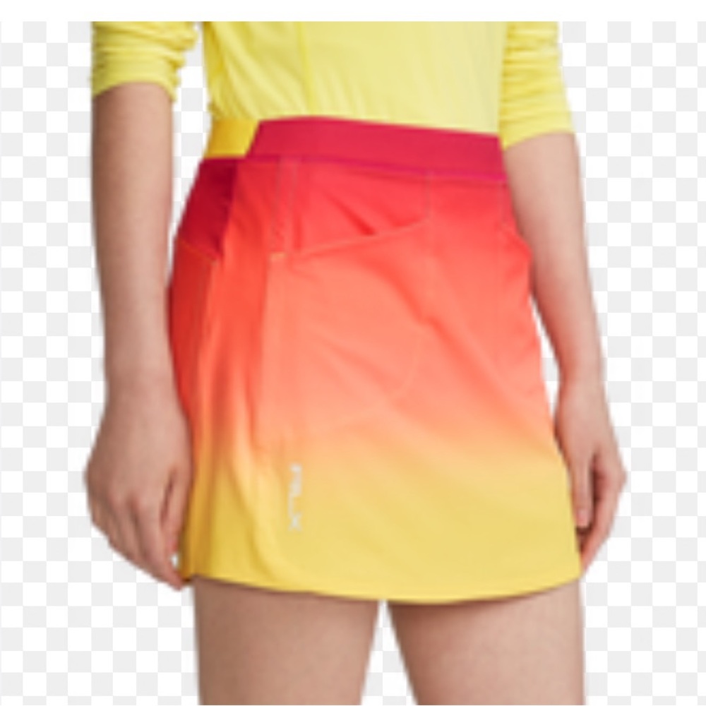 NEW WOMENS RALPH LAUREN
RLX GOLF SKORT X-SMALL L PINK/ORANGE MSRP